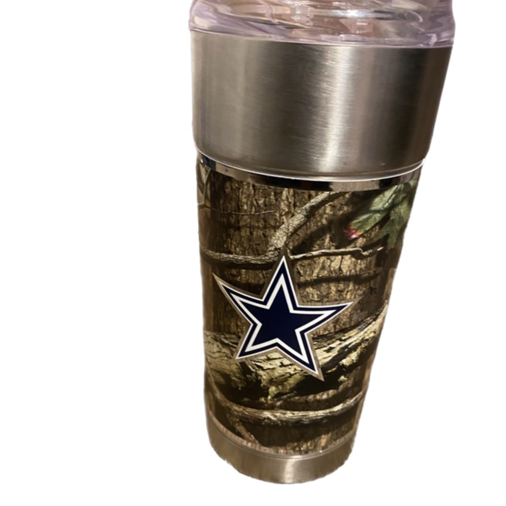NFL Dallas Cowboys Brown and Silver Thermos